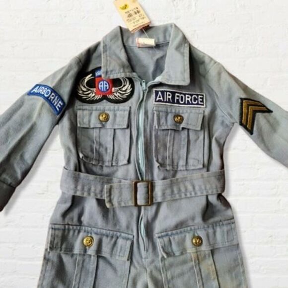 NWT Vintage Air Force Infant Romper 12 Months The May Company - Picture 4 of 8